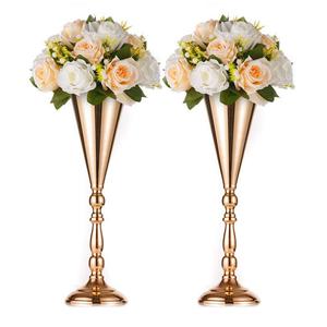 Jarrones de Flores de Metal de Diseño Nuevo, Exportador de Jarrones de Oro de Lujo Ornamentados Modernos Nórdicos, Populares para Decoración del Hogar y Bodas - Product Image 6