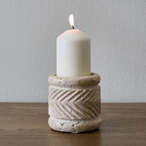 Porte-bougie en marbre artisanal, décoration moderne, accent de table élégant, centre de table élégant pour le salon, la chambre à coucher et la salle à manger - Product Image 1