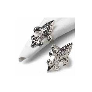 Most Elegant Silver Polished Solid Metal Designer Napkin <b>Ring</b> Design for Restaurant Supplies and Hotel Table Decor Royal Look - Product Image 6