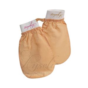 Gants exfoliants, gants de gommage, serviettes, éponges, brosses corporelles, avec logo personnalisé, en viscose marocaine, en fibre de soie, en maille, en loofah, en soie de mûrier, en boîte cadeau - Product Image 2