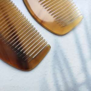 Customized Eco-Friendly Natural Buffalo Horn Comb for <b>Hair</b> Styling and <b>Massage</b> Handmade High Quality - Product Image 2