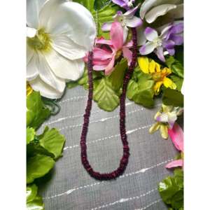 Collar de Ostra Espinosa Morada Hecho a Mano Estilo Étnico Navajo - Product Image 1