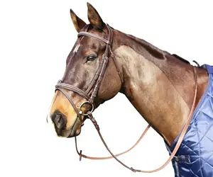 McLean Anatomic Bridle Fancy stitch Bridle with Fine Raised and padded brow band and noseband Anatomic Shaped and padded head