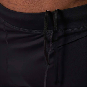 Rashguard de compression noir pour homme, logo personnalisé, taille haute, spandex/polyester, antibactérien, séchage rapide, OEM ODM, fitness - Product Image 4