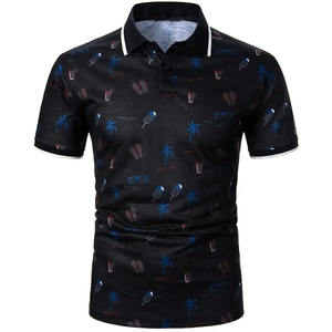 OEM <b>Men's</b> for Polo <b>Shirts</b> High Quality 100% Cotton Casual Wear Summer Print Pattern Made in Pakistan - Product Image 1
