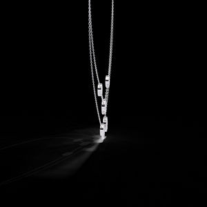 Haute Qualité HPHT CVD Lab Diamant Bijoux Rond Brillant Cut Lab Grown Diamond avec halo Collier En Or - Product Image 3