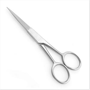 Tijeras de corte de bigote para hombres hechas a mano, hoja recta de belleza de acero inoxidable para vello Facial, pan, cuidado de uñas afiladas, manicura - Product Image 3