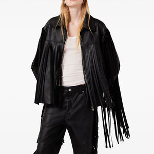Street Style Suede Tassel Veste Vintage Western Outerwear - Product Image 2