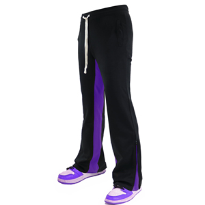 กางเกงผู้ชายกางเกงผ้าขนแกะลายทางแบบเรียงซ้อนกันน้ำหนักเบาผ้าขนโมแฮร์แบบพับเก็บได้ตามต้องการโลโก้ออกแบบได้ตามต้องการเทรนด์ใหม่ - Product Image 4