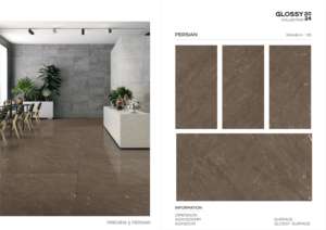 Carrelage en porcelaine brillant EliteX 600x1200, grand format, surface polie de qualité supérieure, pour murs et sols, design moderne intérieur/extérieur Plus - Product Image 5