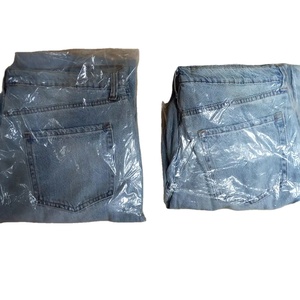 กางเกงยีนส์ขาบานสำหรับผู้หญิงผ้าฝ้ายผ้ายีนส์ขากระชับผ้าจากบังคลาเทศ - Product Image 5