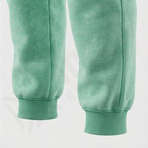 Survêtement personnalisé en couleur délavée à l'acide pour hommes, de haute qualité, personnalisable, respirant, style hivernal, tenue de sport, de fitness, de jogging - Product Image 6