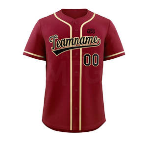 Uniforme de Béisbol al por Mayor 100% Poliéster para Adultos, Diseño Clásico Único, Logotipo Personalizable, Transpirable, Talla Grande, para Softbol - Product Image 2