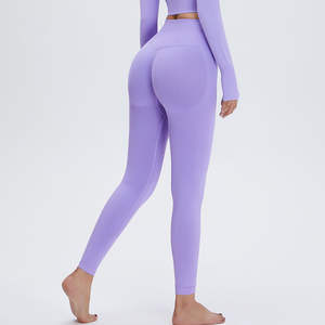 Pantalon taille haute Leggings Yoga Wear Leggings de sport personnalisés Femmes Spandex Costume Femmes Leggings à bas prix - Product Image 6