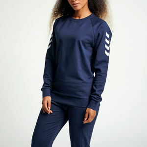 Fleece Lined Comfort Women Sweatshirt Long Sleeve Drop Shoulder Casual Pullover Solid Color <b>Winter</b> Warm Basic <b>Top</b> - Product Image 2