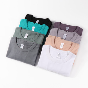 T-shirt personnalisé sérigraphié lourd 100% coton T-shirt graphique vierge 300GSM T-shirt streetwear lourd pour hommes - Product Image 1