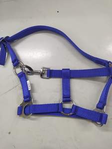 Halter de cheval en nylon réglable durable avec matériel métallique solide ajustement confortable idéal pour l'équitation formation toilettage et quotidien - Product Image 3