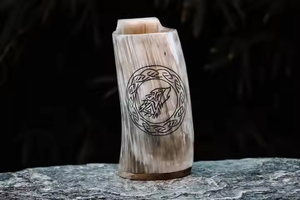 Tazas de cuerno de búfalo de la mejor calidad, cuernos para beber, taza de cuerno vikingo DE LA India, jarra para Club Party, tazas de cerveza de Crescent Crafts - Product Image 3