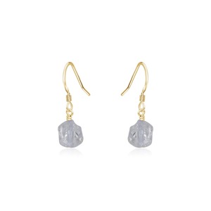 Silver Plated Wire Wrapped Raw Crystal Quartz Star Charm <b>Earrings</b> Handmade Dangle Crystal Jewelry for Women - Product Image 4