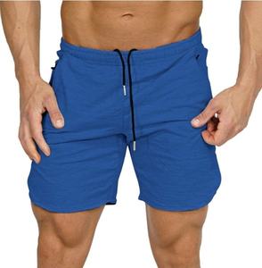 Vente en gros de shorts de gymnastique pour hommes à la mode polyester spandex couleur unie unique qualité supérieure respirant séchage rapide shorts d'entraînement pour hommes - Product Image 6