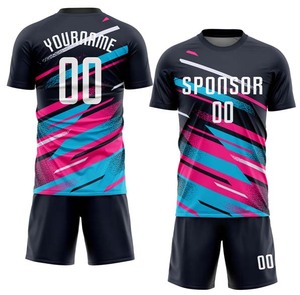 Uniforme de Fútbol Personalizado con Logotipo, Jersey de Fútbol Sublimado, Transpirable, Ligero, Manga Corta, Verano, Unisex - Product Image 1
