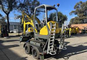 Nouvelle mini-pelle Wacker Neuson ET18 avec moteurs Cummins Yanmar Volvo, vannes hydrauliques Hydac, vérins hydrauliques Hawe – Essentiel - Product Image 2