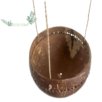 Pot Tanaman dari Kulit Kelapa Eco2go Vietnam dengan Merek Kustom - Pot Alami Tahan Busuk dengan Drainase untuk Anggrek & Pembibitan Dalam Ruangan