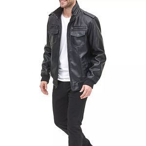 New Design Custom Made cheap price your own design High Quality Mens Custom Fashion Street Style <b>Suede</b> Biker Bomber <b>Jackets</b> - Product Image 1
