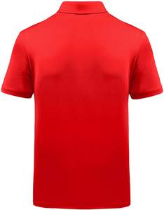 Polo d'entraînement pour hommes T-Shirt Summer Running Chemises en coton Casual Short Sleeve Tops High Quantity Polo t shirt - Product Image 5