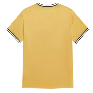 Camiseta con timbre de algodón 100% ligera de alta calidad para hombre, camisetas en blanco OEM personalizadas con bordado de talla grande, tela de punto - Product Image 2