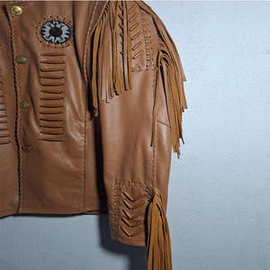 Modern Style autumn Winter Wear Top High Fringed & Beaded <b>Western</b> <b>Jackets</b> For Men - Product Image 4