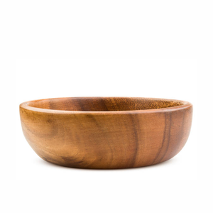 Ensemble de saladiers en bois d'acacia de différentes tailles, logo personnalisé, poli, écologique, décoration moderne pour la maison, vente en gros - Product Image 5