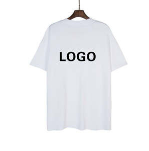 OEM personalizado impreso 100% camisetas de algodón 230gsm antiarrugas secado rápido caída hombro manga en blanco mujeres hombres al por mayor - Product Image 3