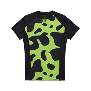 Los Mejores Fabricantes Ofrecen Rashguard de Manga Corta con Camuflaje A&P Personalizado y Pantalones Cortos de Entrenamiento Ajustados (Negro/Verde) - Product Image 1