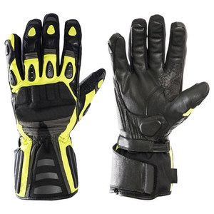 Gants de moto de Protection complète des doigts confortables de haute qualité hommes écran tactile gants de moto en cuir véritable - Product Image 1