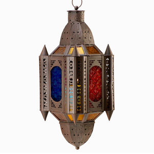 Lanterne bougeoir en métal de couleur blanche Offre Spéciale l'éclairage de mariage et de Noël Lanterne décorative à bougie faite à la main pour accrocher - Product Image 5