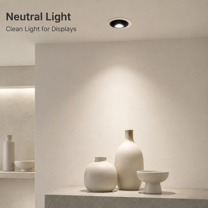 ไฟดาวน์ไลท์ LED 12W แบบฝังฝ้า อะคริลิค CRI สูง ทรงกลม ทันสมัย สำหรับใช้ภายในอาคาร เชิงพาณิชย์ โรงแรม แสงสีขาวธรรมชาติ - Product Image 4