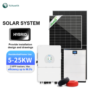 Système solaire hors réseau triphasé unique 6000w 5kva Tout-en-un Système de stockage d'énergie domestique 10kw 20kw Hybride - Product Image 1