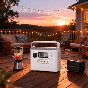 Estación de Energía Portátil ZLWM de 200W y 222Wh, Generador Solar, Energía de Respaldo para Acampar al Aire Libre, Viajes y Uso Doméstico - Product Image 6