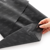 Papier d'emballage enduit de cire, imperméable, résistant à la graisse, imprimé sur mesure, pour chaussures de luxe, emballage alimentaire