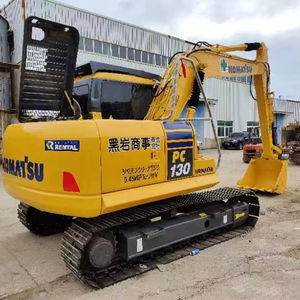 Gran oferta de excavadora de orugas Komatsu PC130 de segunda mano en Japón, con piezas de motor central - Product Image 1