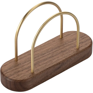 Élégante boîte à mouchoirs vintage en métal et bois Design délicat pour les espaces de décoration haut de gamme ajoute une touche raffinée - Product Image 1