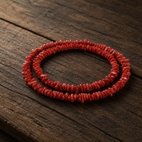 Collar de Cuentas de Concha Roja Natural con Cadena de Plata 925, Joyería Boho de Playa con Piedras de Cristal, Venta al por Mayor, Regalo para Ella, Marca LJ, 5mm-8mm