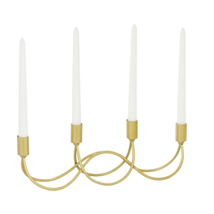 Écologique Éclairage Sur Mesure Bougeoir Noir Or Fini Bougeoir Décor À La Maison Villa Métal Bougeoir - Product Image 3