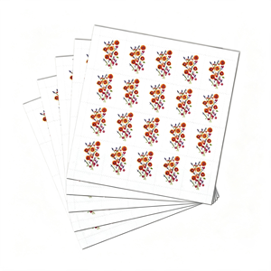 Autocollant en forme de fleur, autocollant mat auto-adhésif, décoration artisanale - Product Image 4