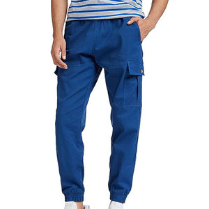 2025 pantalones Cargo rectos formales ligeros para hombres poliéster transpirable/cierre de cordón de algodón hecho en Pakistán - Product Image 1