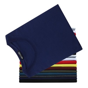 แฟชั่นผู้ชายเสื้อยืดแขนสั้นลำลองเสื้อยืดผ้าฝ้ายลำลองสีพื้นสำหรับผู้ชายเสื้อผ้าฤดูร้อน - Product Image 6