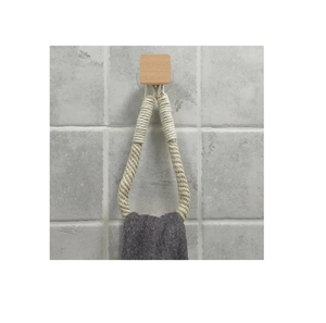 Porte-rouleau de papier en corde de jute sur pied porte-mouchoirs design supérieur fête de Noël utilise porte-serviettes en tissu artisanat naturel - Product Image 6