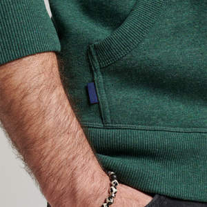 Haute qualité hommes 500Gsm épais fermeture éclair à capuche coton mélangé surdimensionné Boxy Fit culture fermeture éclair personnalisé goutte épaule à capuche hommes - Product Image 6