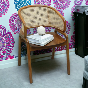 Silla Plegable de Madera Maciza Hecha a Mano para Sala de Estar, Diseño Elegante, Mueble Cómodo y Duradero para Uso Diario en Hoteles y Escuelas - Product Image 1